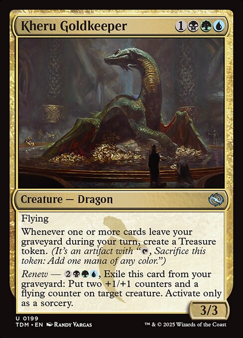 Kheru Goldkeeper - Tarkir: Dragonstorm:  - 199 - Near Mint Foil