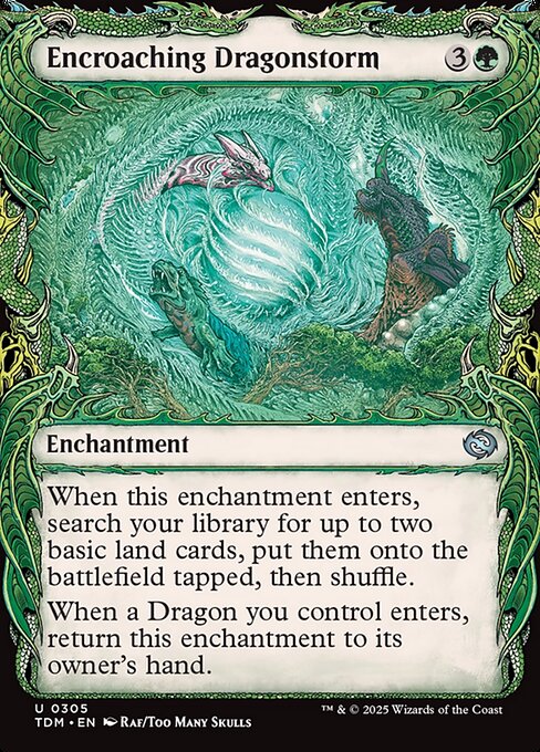Encroaching Dragonstorm (Showcase) - Tarkir: Dragonstorm #305
