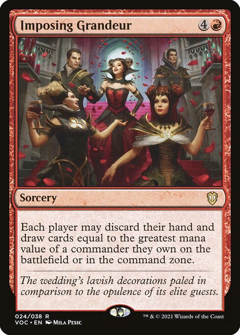 Imposing Grandeur - Crimson Vow Commander #24