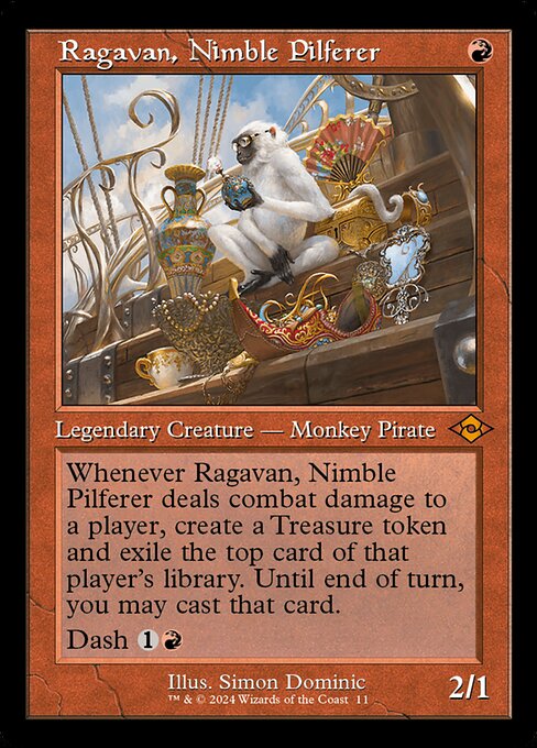 Ragavan, Nimble Pilferer (Retro Frame) - Modern Horizons 2 Timeshifts #11