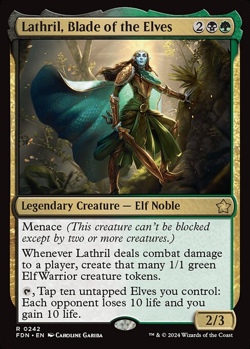 Lathril, Blade of the Elves - Foundations #242