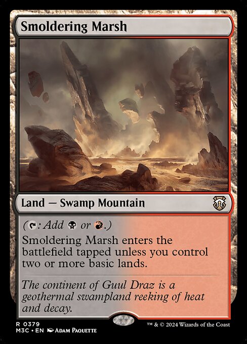Smoldering Marsh - Modern Horizons 3 Commander #379