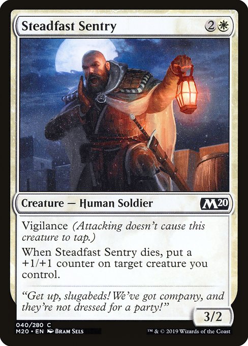 Steadfast Sentry - Core Set 2020 #40