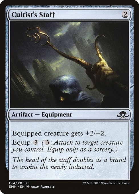 Cultist's Staff - Eldritch Moon #194