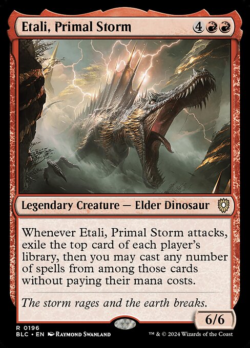 Etali, Primal Storm - Bloomburrow Commander #196
