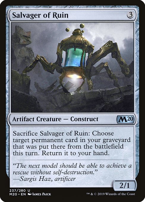 Salvager of Ruin - Core Set 2020 #237