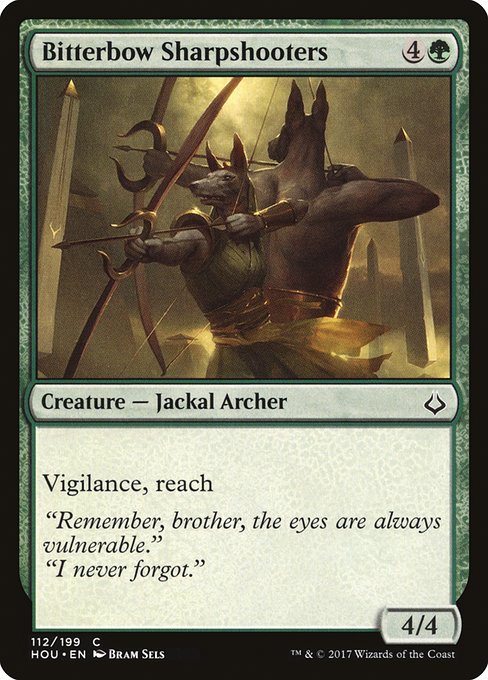 Bitterbow Sharpshooters - Hour of Devastation:  - 112 - Lightly Played