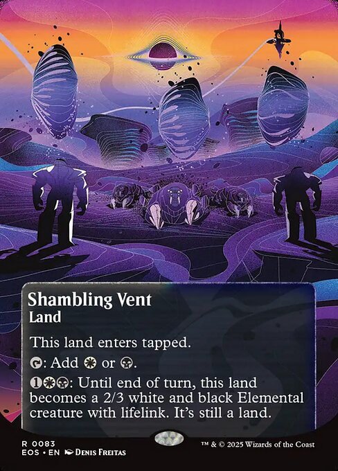 Shambling Vent (0083) (Borderless) - Edge of Eternities: Stellar Sights #83