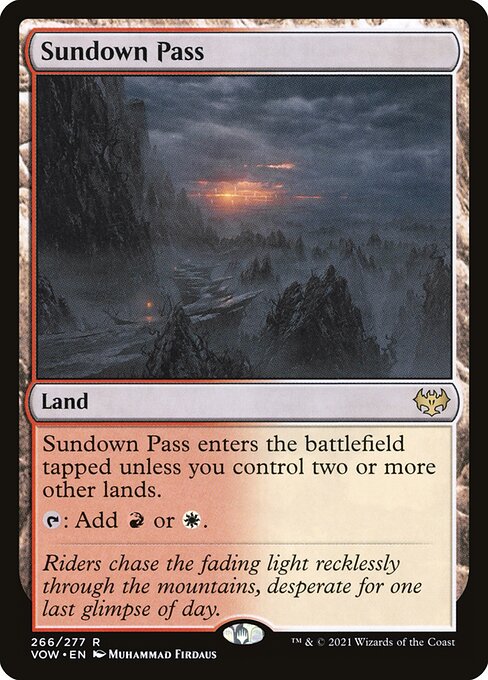 Sundown Pass - Innistrad: Crimson Vow #266
