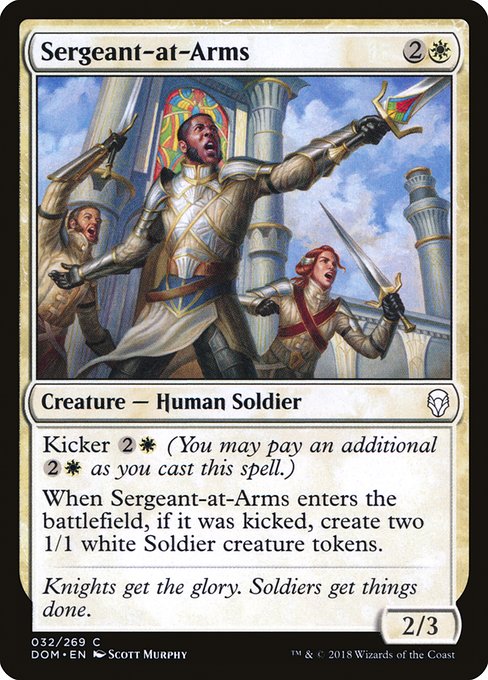 Sergeant-at-Arms - Dominaria #32