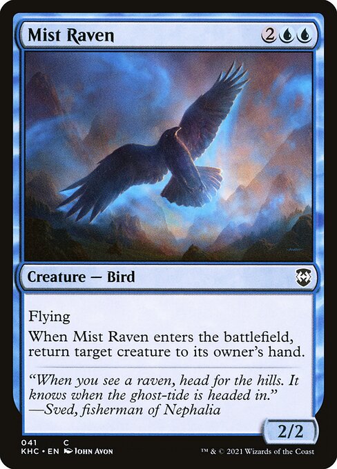 Mist Raven - Kaldheim Commander #41