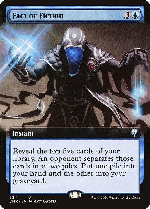 Fact or Fiction (Extended Art) - Commander Legends #634
