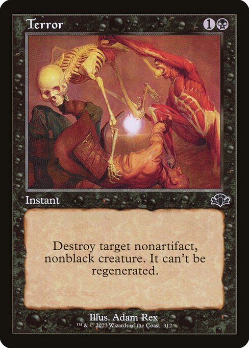 Terror (Retro Frame) - Dominaria Remastered #312