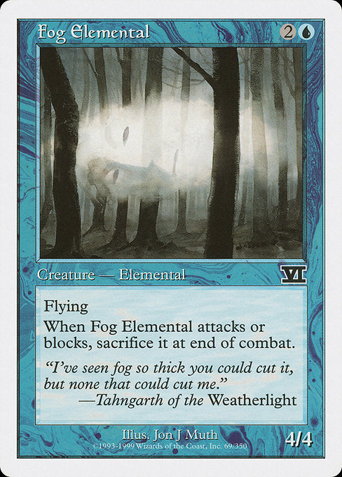 Fog Elemental - Classic Sixth Edition #69