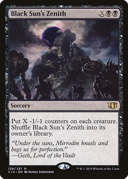 Black Sun's Zenith - Commander 2014 #136