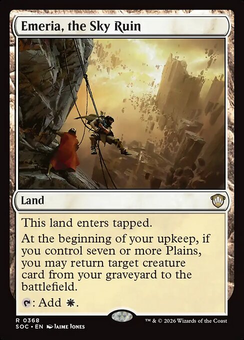 Emeria, the Sky Ruin - Secrets of Strixhaven Commander #368