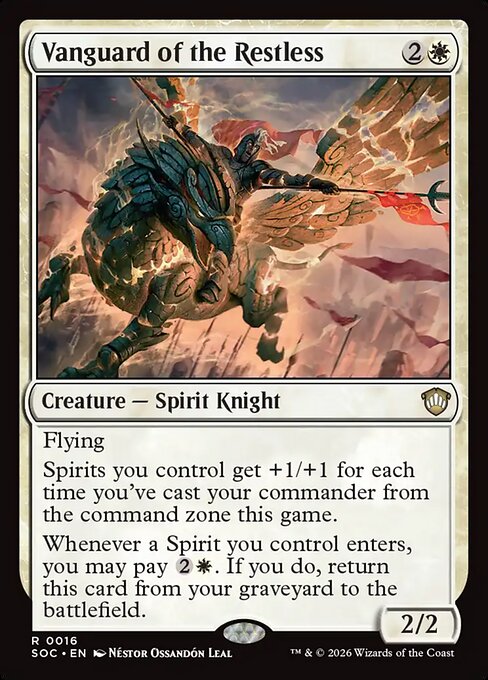Vanguard of the Restless - Secrets of Strixhaven Commander #16
