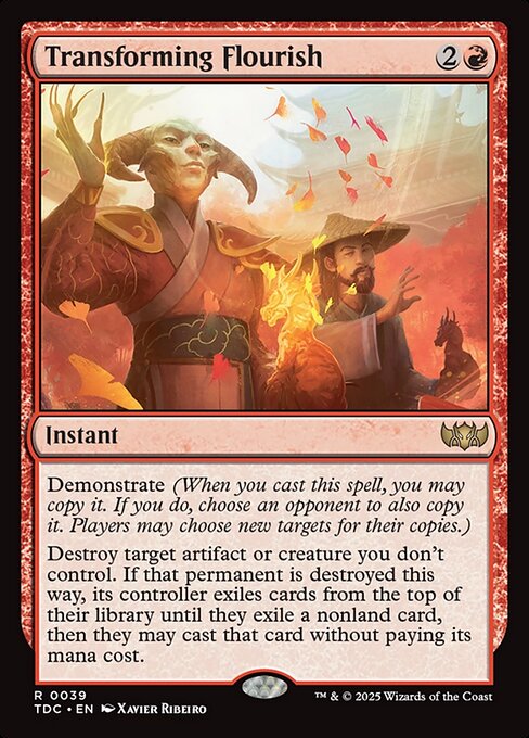 Transforming Flourish - Tarkir: Dragonstorm Commander #39