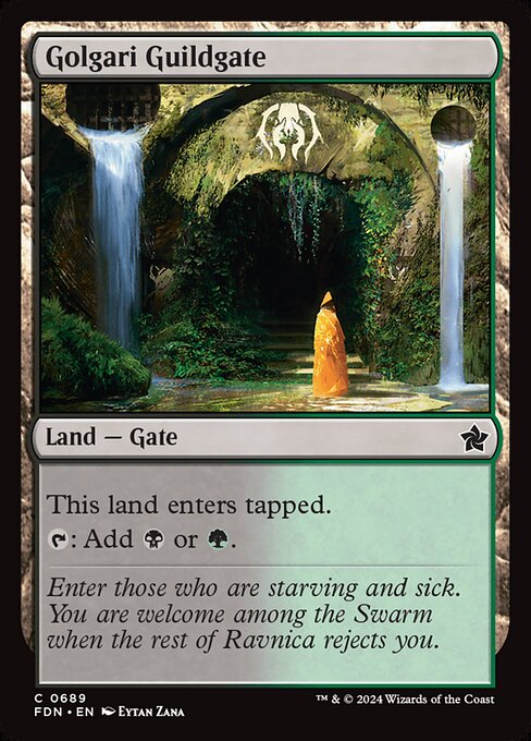Golgari Guildgate - Foundations #689