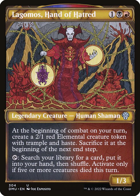 Lagomos, Hand of Hatred (Showcase) - Dominaria United #304