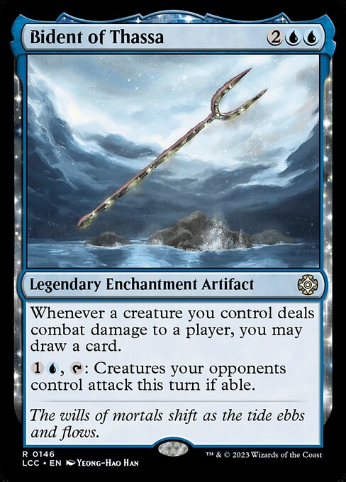 Bident of Thassa - The Lost Caverns of Ixalan Commander #146