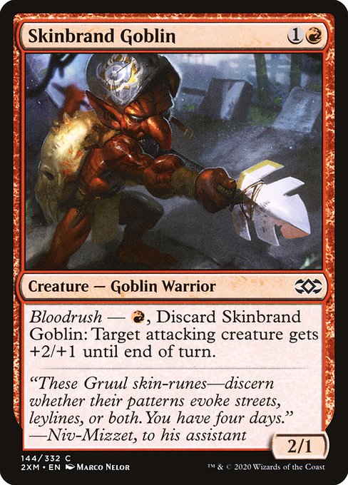 Skinbrand Goblin - Double Masters #144