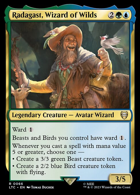 Radagast, Wizard of Wilds - Tales of Middle-earth Commander #66