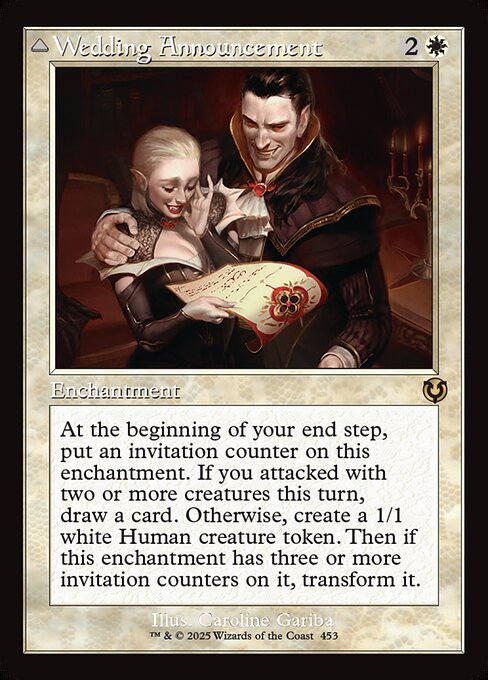 Wedding Announcement (Retro Frame) - Innistrad Remastered #453