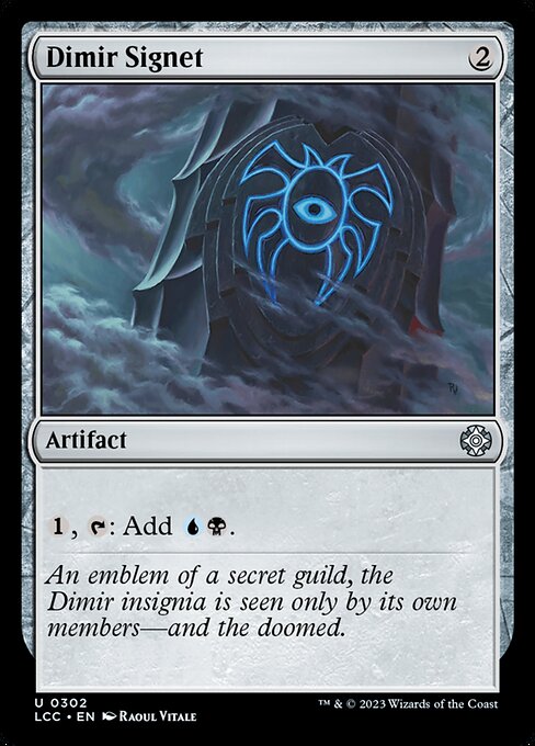 Dimir Signet - The Lost Caverns of Ixalan Commander #302