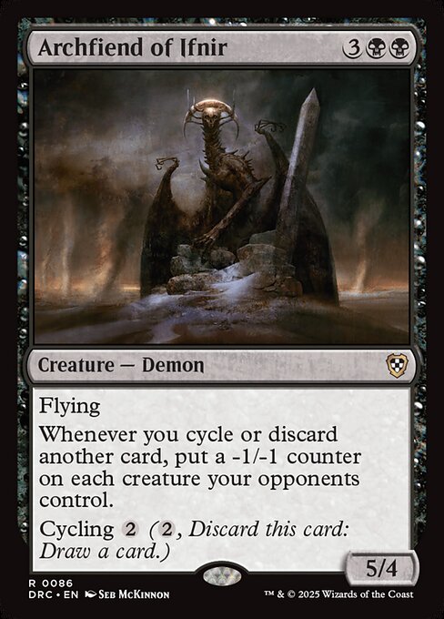 Archfiend of Ifnir - Aetherdrift Commander #86