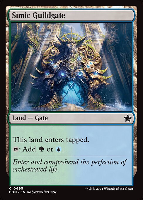 Simic Guildgate - Foundations #695