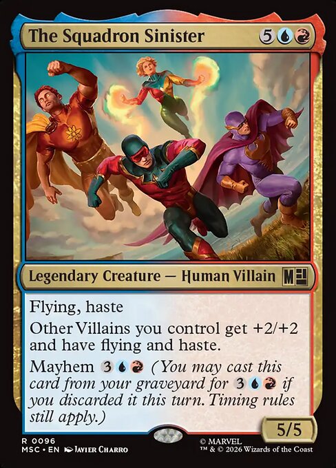 The Squadron Sinister - Marvel Super Heroes Commander #96