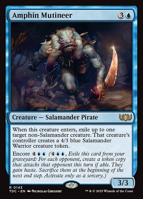 Amphin Mutineer - Tarkir: Dragonstorm Commander #143