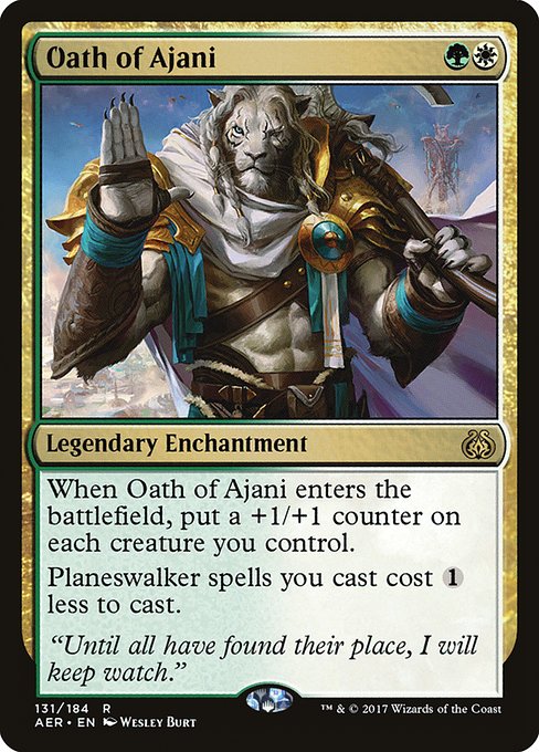Oath of Ajani - Aether Revolt #131
