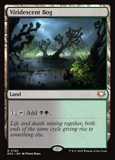 Viridescent Bog - Edge of Eternities Commander #190