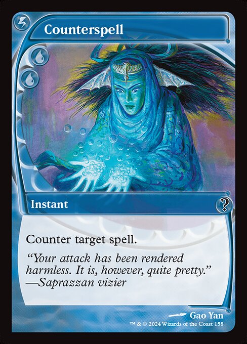 Counterspell (Future Sight) - Mystery Booster 2 #158