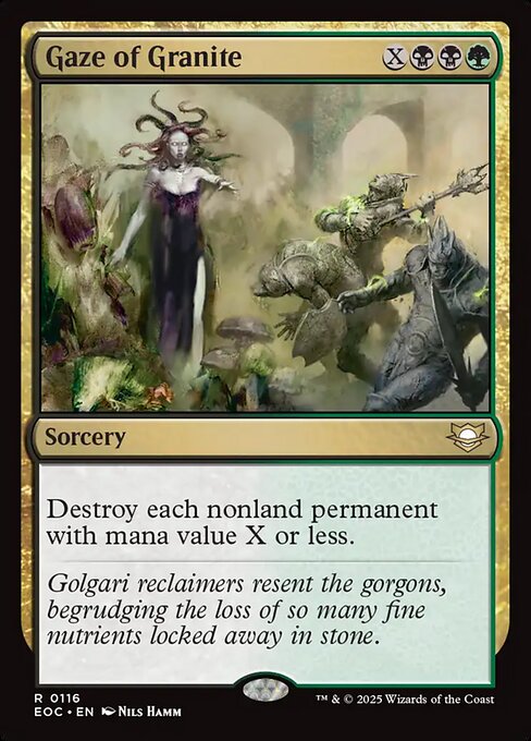 Gaze of Granite - Edge of Eternities Commander #116