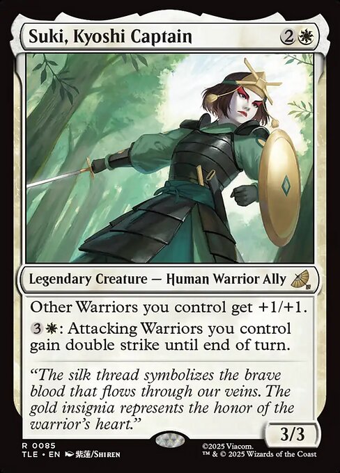 Suki, Kyoshi Captain - Avatar: The Last Airbender Eternal #85