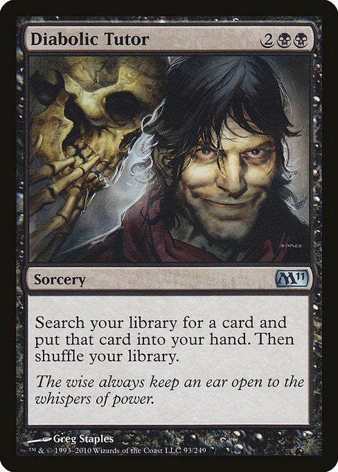 Diabolic Tutor - Magic 2011 #93