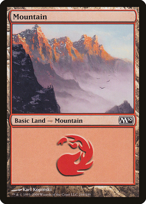 Mountain (244) - Magic 2010 #244
