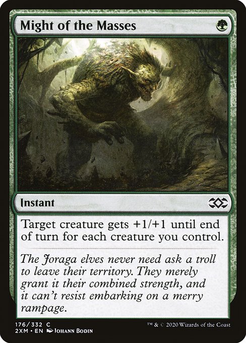 Might of the Masses - Double Masters #176