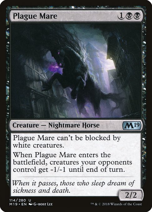 Plague Mare - Core Set 2019 #114
