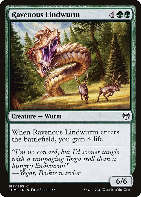 Ravenous Lindwurm - Kaldheim #187
