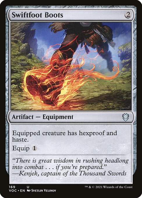 Swiftfoot Boots - Crimson Vow Commander #169