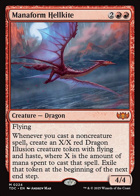 Manaform Hellkite - Tarkir: Dragonstorm Commander #224