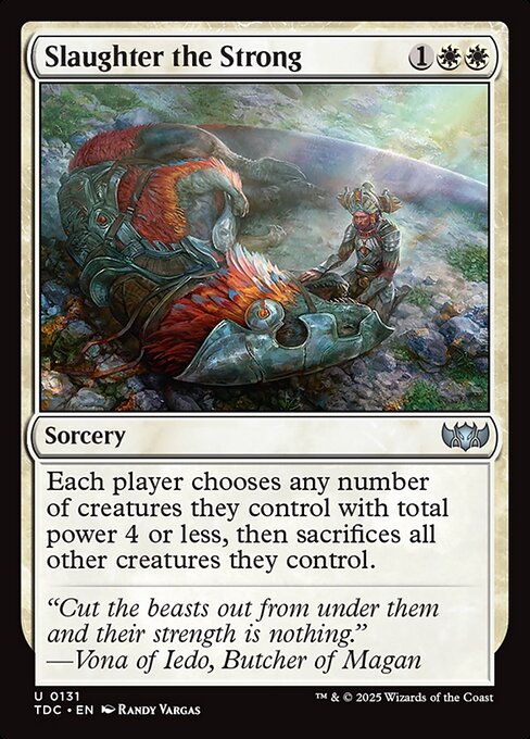 Slaughter the Strong - Tarkir: Dragonstorm Commander #131