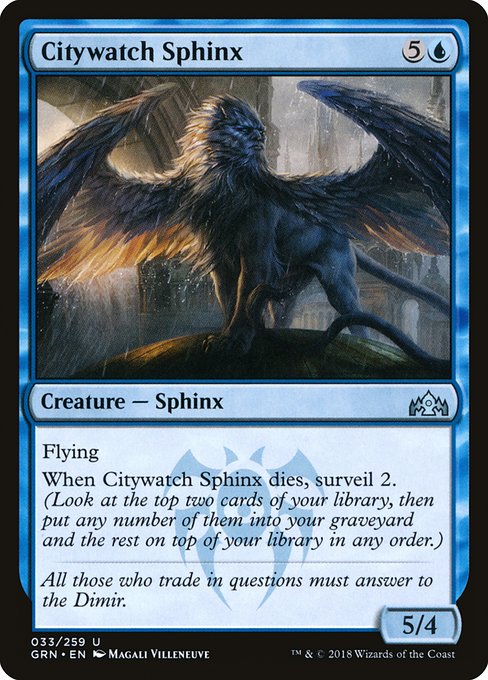 Citywatch Sphinx - Guilds of Ravnica #33