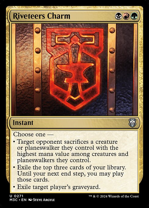Riveteers Charm - Modern Horizons 3 Commander #271