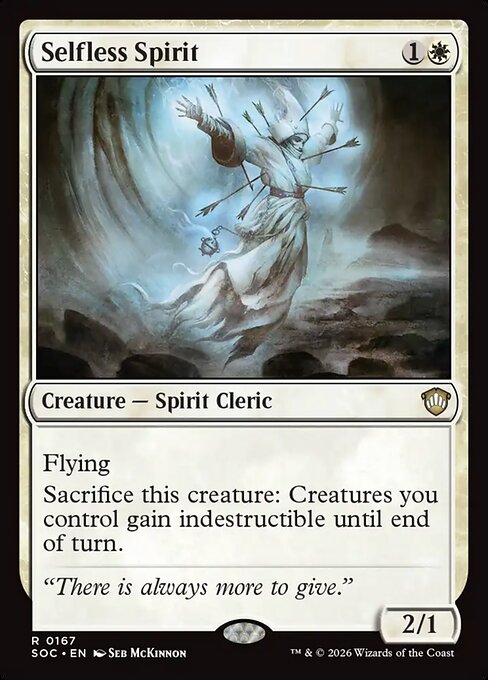 Selfless Spirit - Secrets of Strixhaven Commander #167
