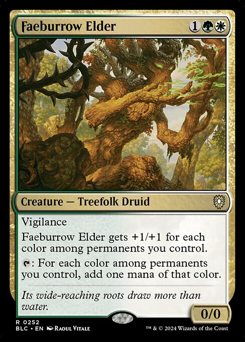 Faeburrow Elder - Bloomburrow Commander #252